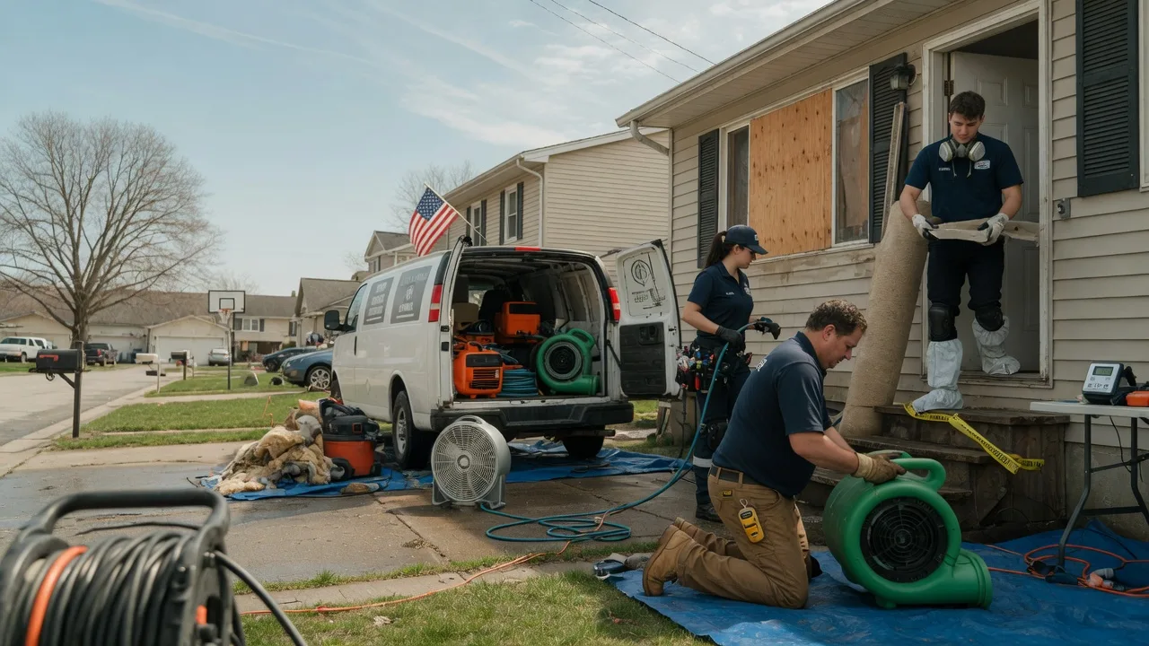 Water Damage Restoration in South Holland, IL near me